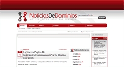 Desktop Screenshot of noticiasdedominios.com