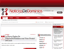 Tablet Screenshot of noticiasdedominios.com